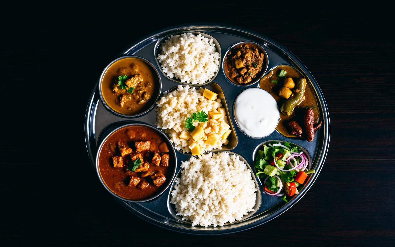 Tikki Singh thali